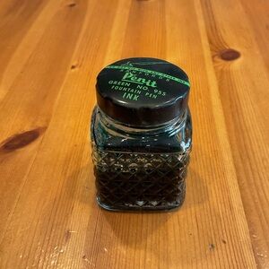 SANFORDS PENIT INK GREEN VINTAGE FOUNTAIN PEN INK SCARCE TO FIND NO 955